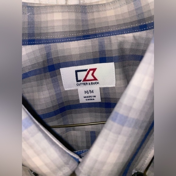 NWT Cutter & Buck men’s dress shirt button down long sleeve size Medium - Picture 5 of 10